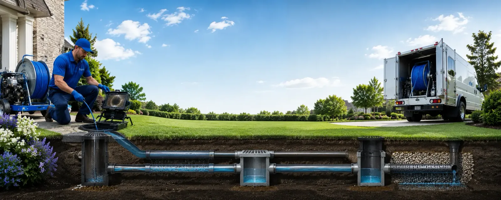 Outdoor drain cleaning information for Harpster, OH